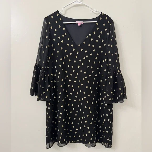 Lilly Pulitzer Caroline silk tunic dress size 12 - Picture 2 of 15